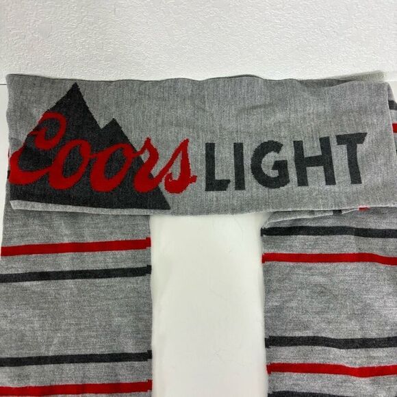 Coors Light Grey with Red Logo Winter Scarf - Picture 2 of 2